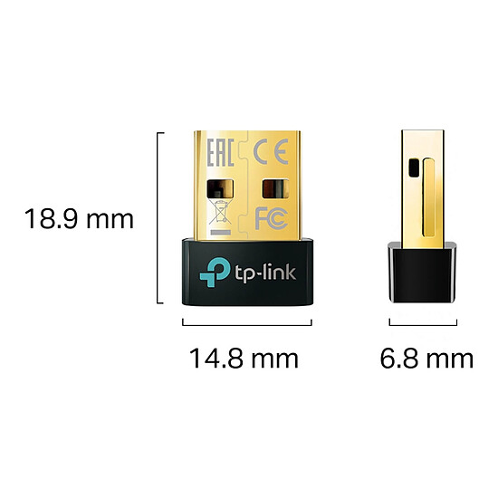 Connecteur Bluetooth TP-LINK UB5A  nano - Clé USB Bluetooth 5.3 - 10m - Autre vue