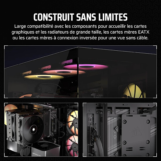 Boîtier PC Corsair 3500X - Noir - Autre vue