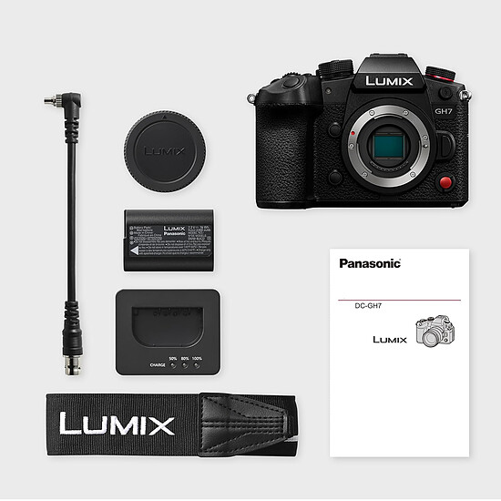 Appareil photo hybride Panasonic Lumix DC-GH7 Noir (boitier nu)  - Autre vue