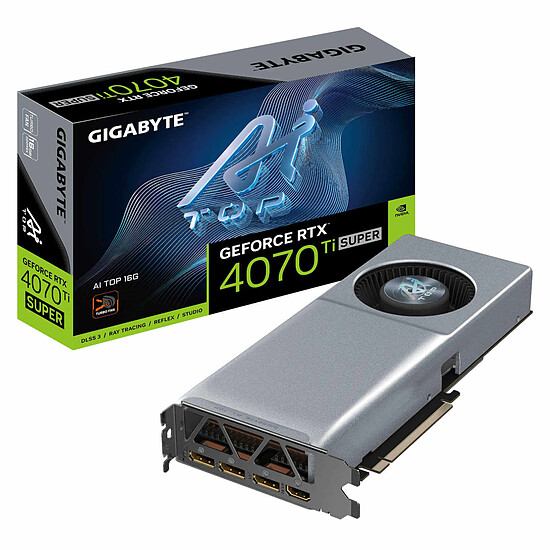 Carte graphique Gigabyte GeForce RTX 4070 Ti SUPER AI TOP 16G