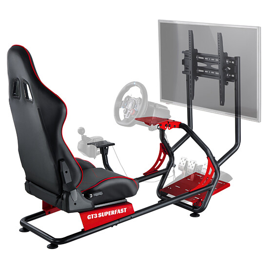 Cockpit / Siège de simracing OPLITE GT3 Superfast V2 - Autre vue