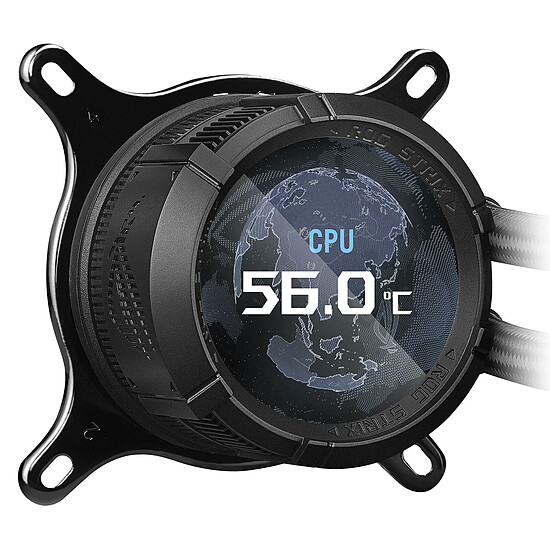 Watercooling AIO Asus ROG Strix LC III 360 ARGB LCD - Noir - Autre vue