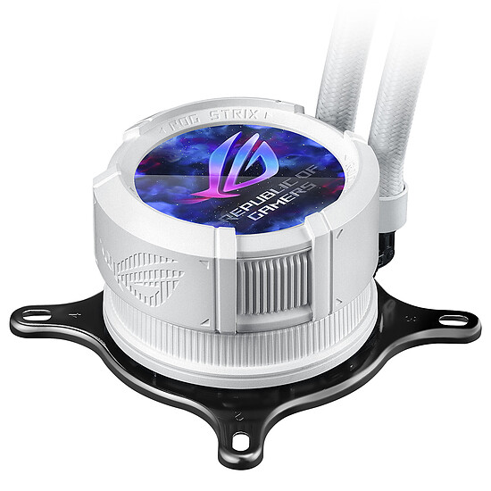Watercooling AIO Asus ROG Strix LC III 360 ARGB LCD - Blanc - Autre vue