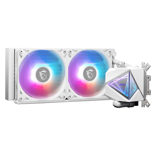 Watercooling AIO MSI MAG CORELIQUID I240 - Blanc - Autre vue