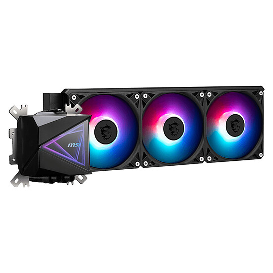 Watercooling AIO MSI MAG CORELIQUID I360 - Noir + Offset Kit LGA1851 - Autre vue