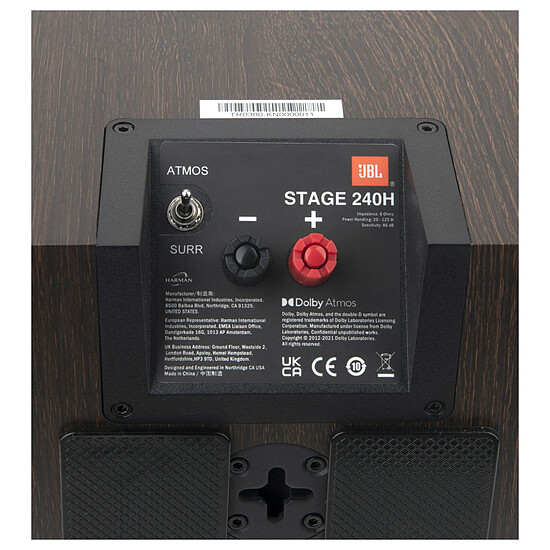 Enceintes HiFi / Home-Cinéma JBL 240H Stage 2 Espresso (la paire)   - Autre vue