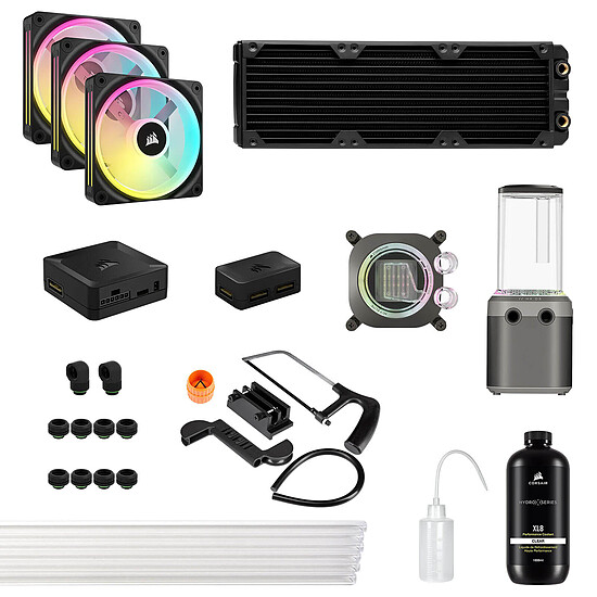 Watercooling Custom Corsair Hydro X Series iCUE LINK XH405i RGB - Noir