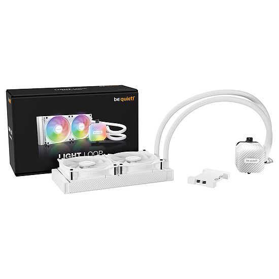 Watercooling AIO be quiet! Light Loop 240 mm - Blanc - Autre vue