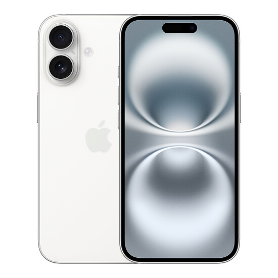 Smartphone reconditionné Apple iPhone 16 Blanc - 128 Go · Reconditionné - Autre vue