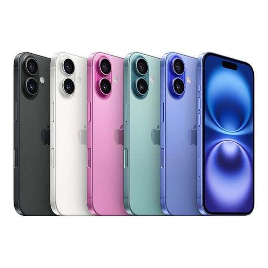 Smartphone reconditionné Apple iPhone 16 Plus Outremer - 256 Go · Reconditionné - Autre vue