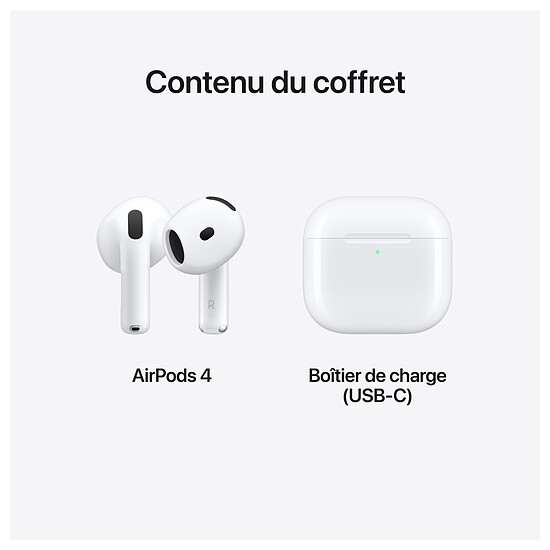 Casque Audio Apple AirPods 4 - Autre vue