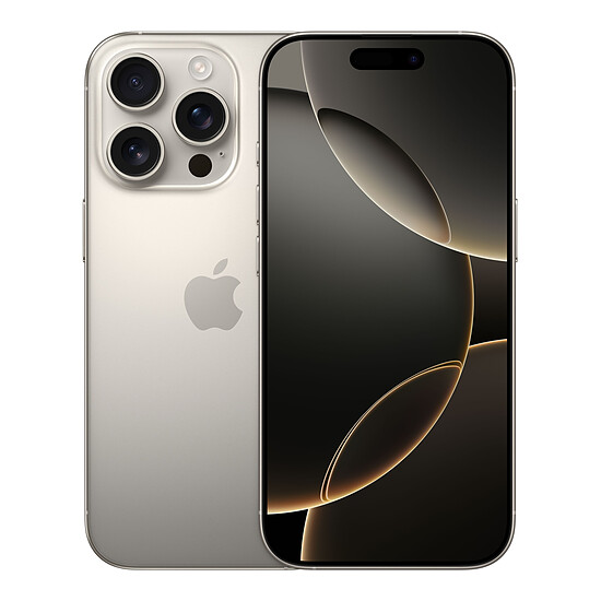 Smartphone reconditionné Apple iPhone 16 Pro (Titane naturel) - 128 Go · Reconditionné - Autre vue