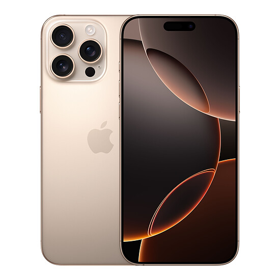 Smartphone reconditionné Apple iPhone 16 Pro Max (Titane sable) - 256 Go · Reconditionné - Autre vue