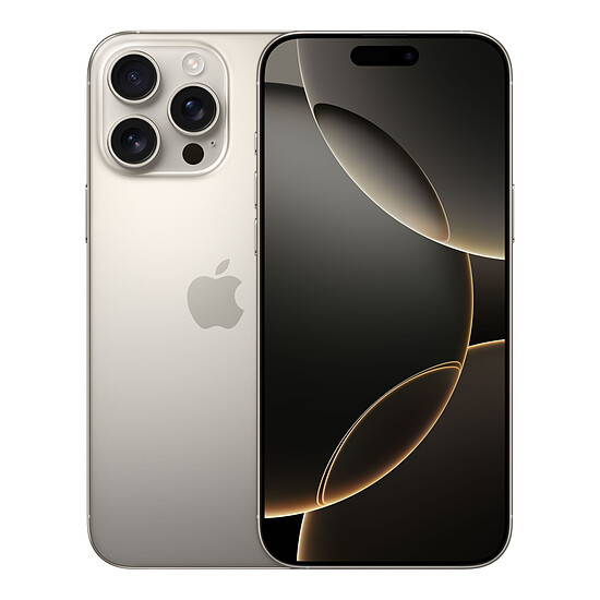 Smartphone reconditionné Apple iPhone 16 Pro Max (Titane naturel) - 256 Go · Reconditionné - Autre vue