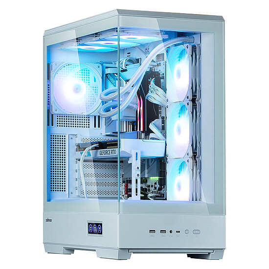 Boîtier PC Zalman P50DS - Blanc - Autre vue