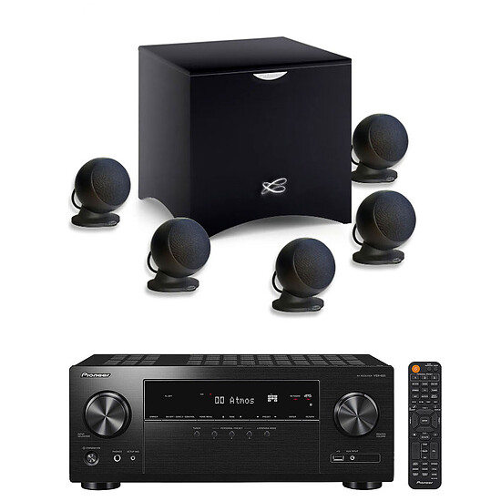 Ensemble Home-Cinéma Pioneer VSX-935 Noir + Cabasse Alcyone 3 Noir 5.1