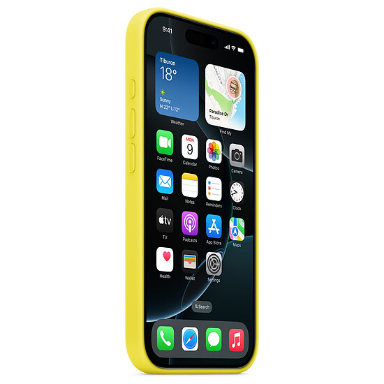 Coque et housse Apple Coque en silicone avec MagSafe Carambole - iPhone 16 Pro Max - Autre vue