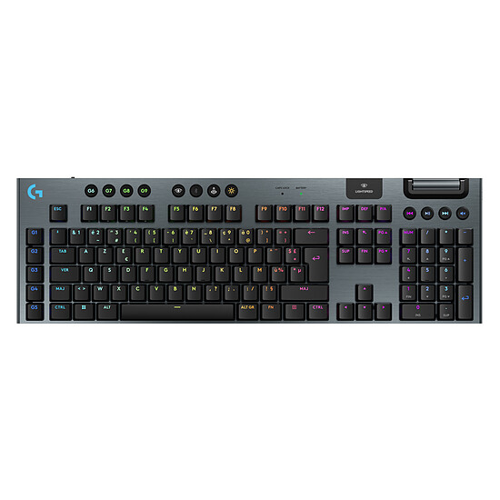 Clavier PC Logitech G G915 X Lightspeed - GL Clicky - Noir - Autre vue