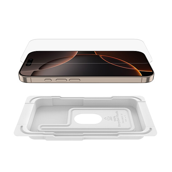Protection d'écran Belkin Tempered Glass pour iPhone 16 Pro  - Autre vue