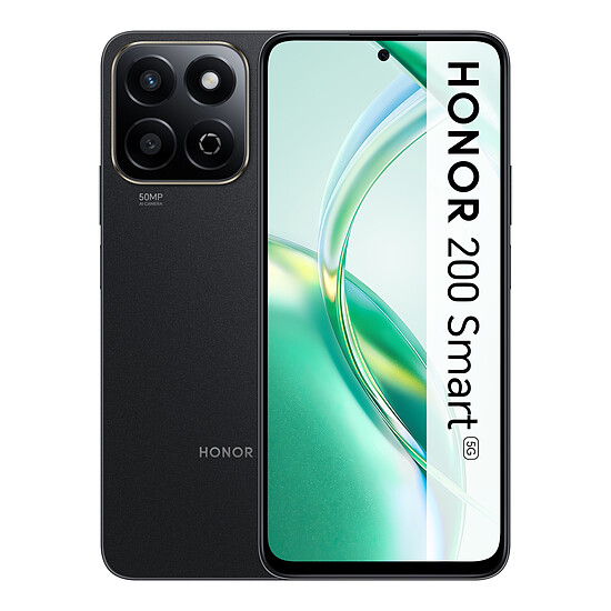 Smartphone reconditionné HONOR 200 Smart 5G (Noir) - 256 Go · Reconditionné - Autre vue