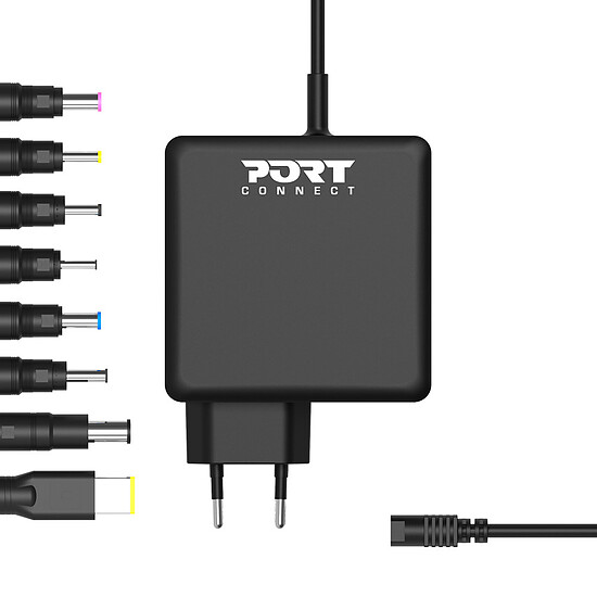Chargeur PC portable Port Connect Chargeur secteur universel (65W)
