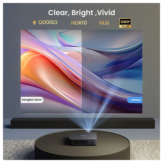 Vidéoprojecteur Dangbei Atom Stand Bundle - DLP Laser  Full HD - 1200 Lumens - Autre vue