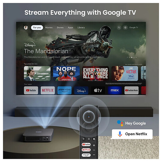 Vidéoprojecteur Dangbei Atom Stand Bundle - DLP Laser  Full HD - 1200 Lumens - Autre vue