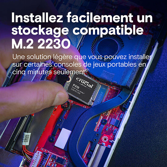 Disque SSD Crucial P310 2230 - 2 To - Autre vue