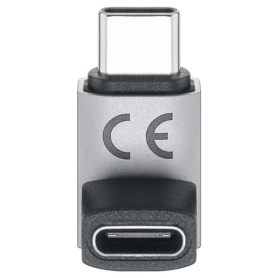 Câble USB Goobay Adaptateur USB-C Mâle vers USB-C Mâle coudé à 90° - Autre vue