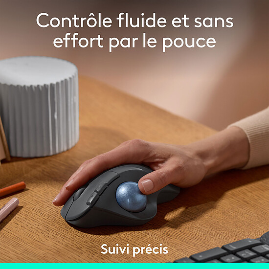 Trackball Logitech Ergo M575S - Graphite - Autre vue