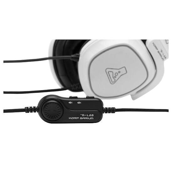 Casque micro The G-Lab KORP Barium - Blanc - Autre vue
