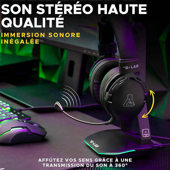 Casque micro The G-Lab KORP Titanium - Autre vue