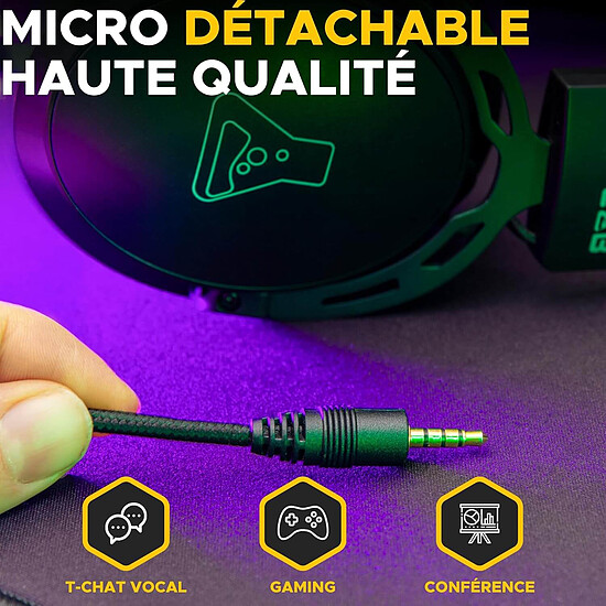 Casque micro The G-Lab KORP Titanium - Autre vue