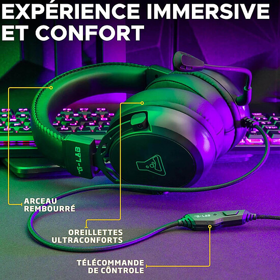 Casque micro The G-Lab KORP Titanium - Autre vue