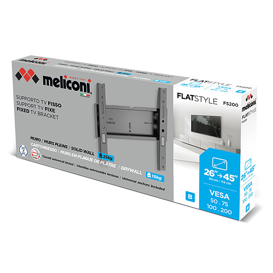 Support TV Meliconi FS 200 FLAT CG - Autre vue