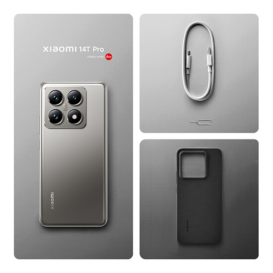 Smartphone reconditionné Xiaomi 14T Pro 5G (Noir) - 512 Go · Reconditionné - Autre vue