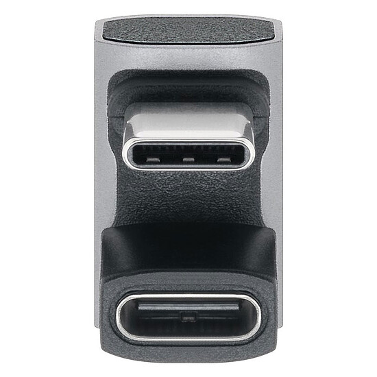 Câble USB Goobay Adaptateur USB-C Mâle vers USB-C Femelle en U à 180° - Autre vue