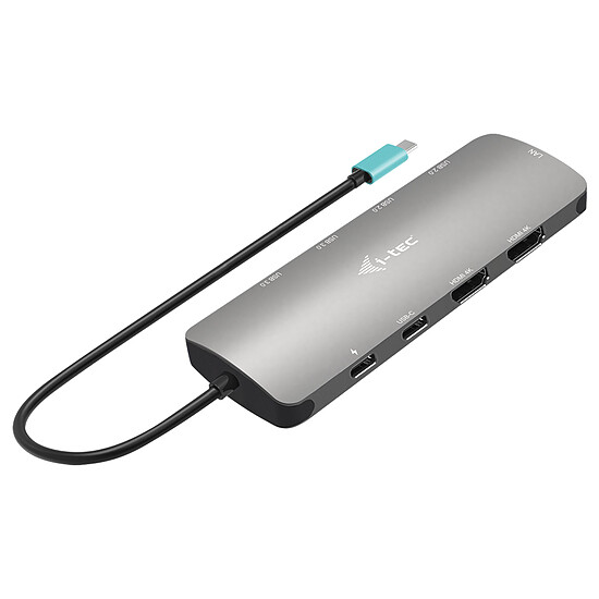 Station d'accueil PC portable i-tec USB-C Metal Nano 2x Display Docking Station + Power Delivery 100W - Autre vue