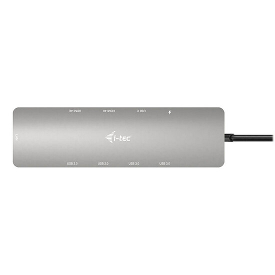 Station d'accueil PC portable i-tec USB-C Metal Nano 2x Display Docking Station + Power Delivery 100W - Autre vue