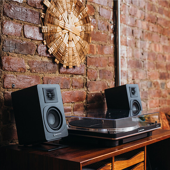 Enceintes HiFi / Home-Cinéma Audio Technica AT-SP3X (la paire) - Noir - Autre vue