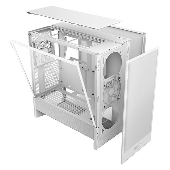 Boîtier PC NZXT H5 Flow - Blanc (2024) - Autre vue