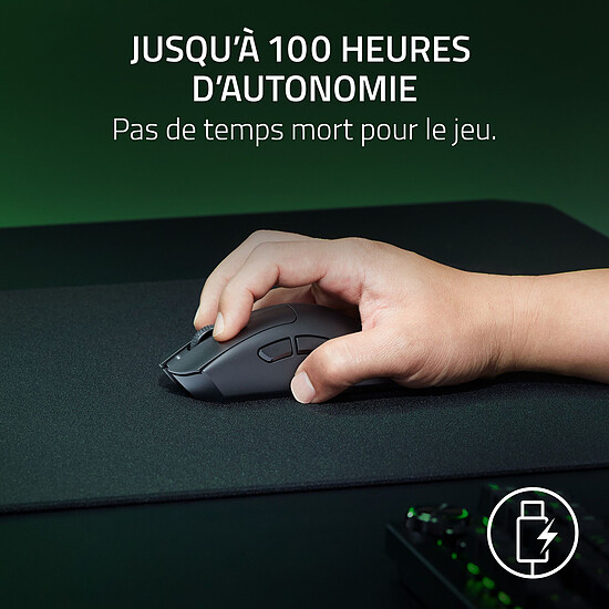 Souris PC Razer DeathAdder V3 HyperSpeed - Noir - Autre vue