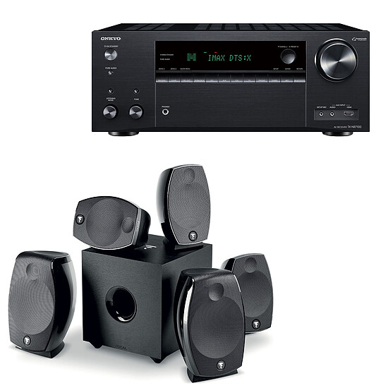 Ensemble Home-Cinéma Onkyo TX-NR7100B Noir + Focal Sib Evo 5.1.2 Dolby Atmos