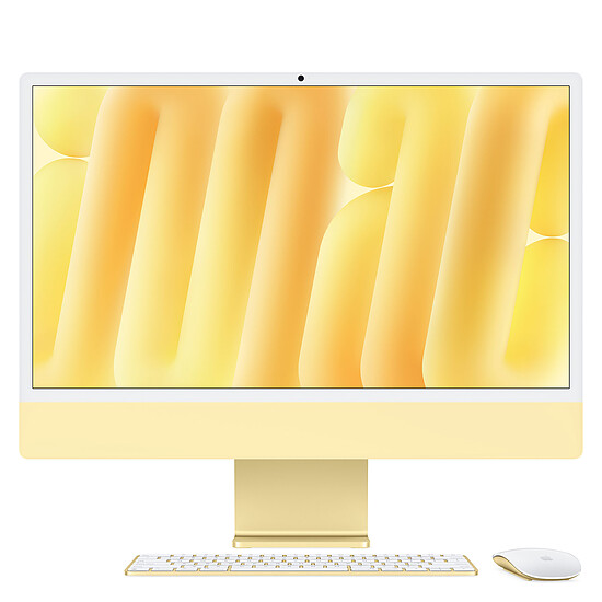 Mac et iMac Apple iMac (2024) 24" 16 Go / 1 To Jaune (Z1E3-1TB) - Autre vue