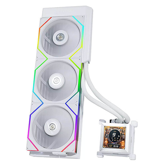 Ventirad Lian Li Hydroshift LCD 360TL - Blanc