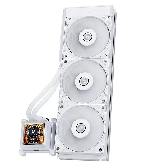 Watercooling AIO Lian Li Hydroshift LCD 360S - Blanc - Autre vue