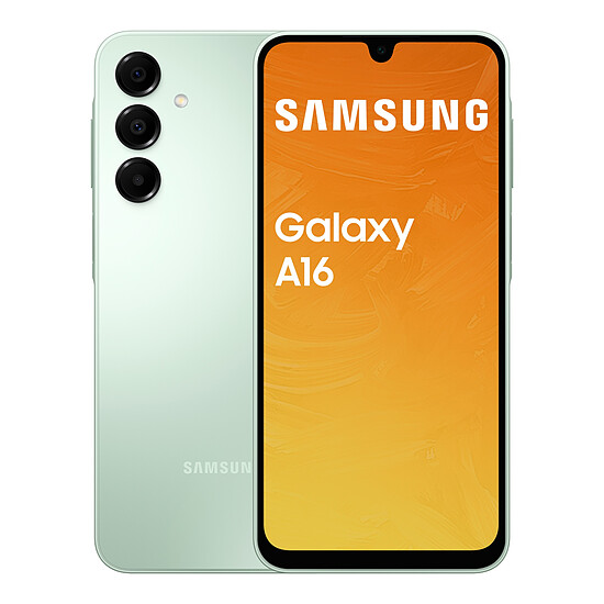 Smartphone Samsung Galaxy A16 4G (Vert d'eau) - 128 Go - 4 Go