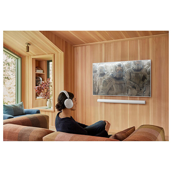 Barre de son Sonos Arc Ultra Noir + Sub 4 Blanc - Autre vue
