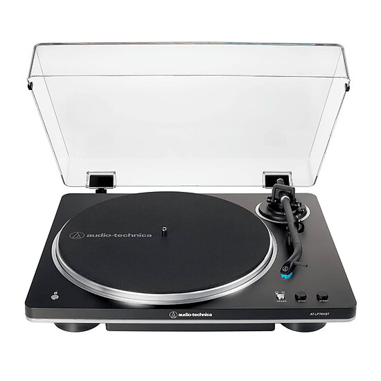 Mini-chaine KEF LSX II Noir Carbone + Audio-Technica AT-LP70XBT Noir - Autre vue