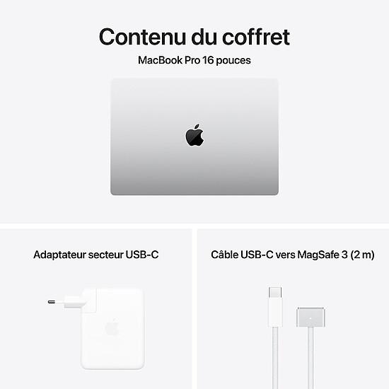MacBook reconditionné Apple MacBook Pro M4 Pro 16" Argent 24 Go/512 Go (MX2T3FN/A) · Reconditionné - Autre vue